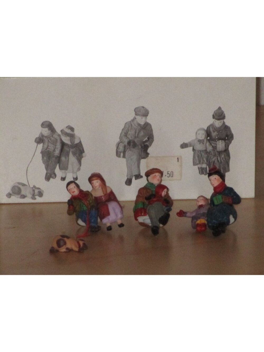 Dept 56 Heritage Village Christmas At the Park Set of 3 #5866-1 Accessories Good